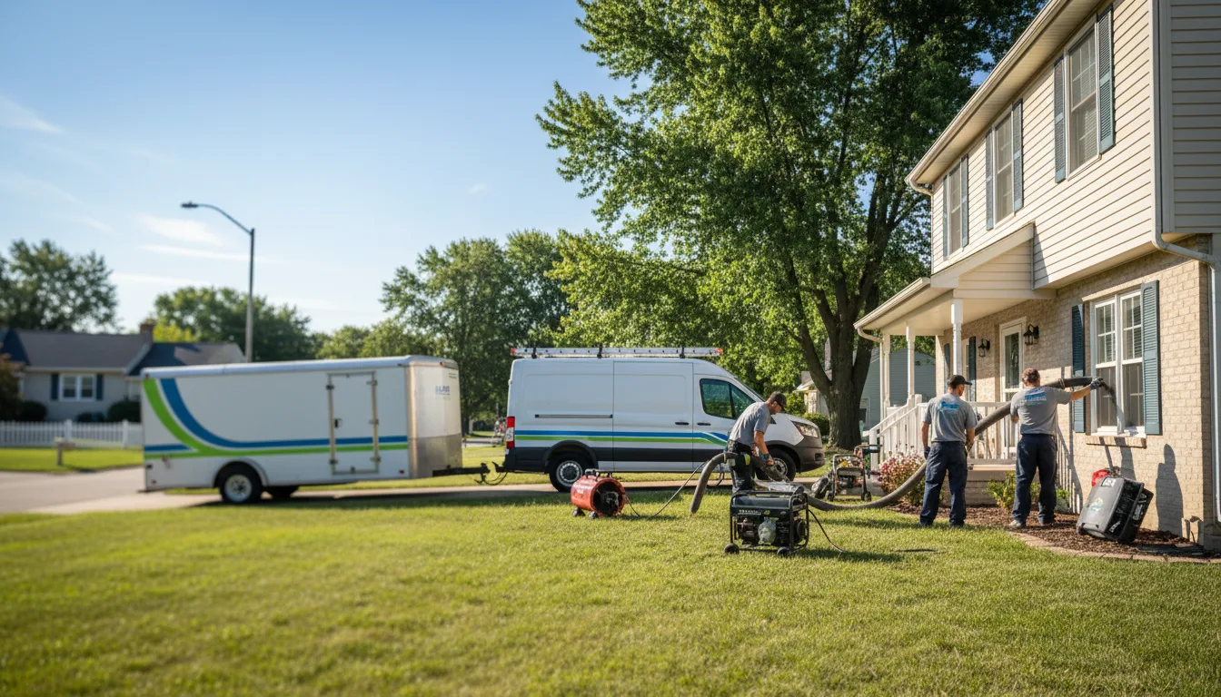 Flooded Basement Restoration And Cleanup With Repair in Walkerton, IN near me